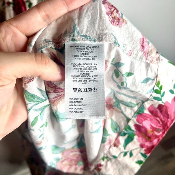 Anthropologie Somerset Maxi Dress Puff Sleeve Floral Print Prairie Cottagecore M - Picture 5 of 6